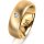 Ring 14 Karat Gelbgold 7.0 mm sandmatt 1 Brillant G vs 0,065ct