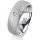 Ring 18 Karat Weissgold 7.0 mm kreismatt 1 Brillant G vs 0,065ct