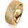 Ring 14 Karat Gelbgold 8.0 mm kristallmatt 1 Brillant G vs 0,065ct