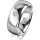 Ring 14 Karat Weissgold 8.0 mm poliert 1 Brillant G vs 0,065ct