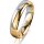Ring 18 Karat Gelbgold/950 Platin 4.5 mm poliert