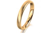 Ring 14 Karat Gelbgold 3.0 mm sandmatt