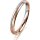 Ring 18 Karat Rotgold/950 Platin 2.5 mm sandmatt