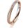 Ring 18 Karat Rotgold/950 Platin 2.5 mm kreismatt