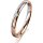 Ring 18 Karat Rotgold/950 Platin 2.5 mm poliert 1 Brillant G vs 0,025ct