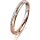 Ring 18 Karat Rotgold/950 Platin 2.5 mm sandmatt 1 Brillant G vs 0,025ct