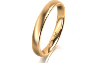 Ring 18 Karat Gelbgold 3.0 mm l&auml;ngsmatt