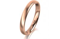 Ring 14 Karat Rotgold 3.0 mm l&auml;ngsmatt