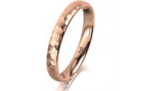Ring 14 Karat Rotgold 3.0 mm diamantmatt