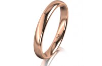 Ring 18 Karat Rotgold 3.0 mm poliert