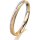Ring 18 Karat Gelbgold/950 Platin 2.5 mm kreismatt