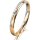 Ring 18 Karat Gelbgold/950 Platin 2.5 mm poliert 1 Brillant G vs 0,025ct