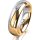 Ring 18 Karat Gelbgold/950 Platin 5.5 mm poliert