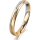 Ring 18 Karat Gelbgold/950 Platin 3.0 mm sandmatt