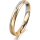 Ring 18 Karat Gelbgold/950 Platin 3.0 mm sandmatt