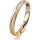 Ring 18 Karat Gelbgold/950 Platin 3.0 mm kreismatt