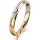 Ring 18 Karat Gelbgold/950 Platin 3.0 mm poliert 1 Brillant G vs 0,025ct