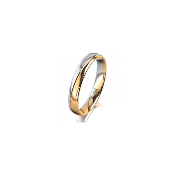 Ring 18 Karat Gelbgold/950 Platin 3.5 mm poliert