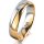 Ring 18 Karat Gelbgold/950 Platin 5.0 mm poliert