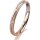 Ring 18 Karat Rotgold/950 Platin 2.5 mm kristallmatt