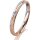 Ring 18 Karat Rotgold/950 Platin 2.5 mm kreismatt 1 Brillant G vs 0,025ct