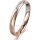 Ring 18 Karat Rotgold/950 Platin 3.0 mm sandmatt
