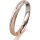 Ring 18 Karat Rotgold/950 Platin 3.0 mm kreismatt