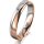 Ring 18 Karat Rotgold/950 Platin 4.0 mm poliert