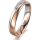 Ring 18 Karat Rotgold/950 Platin 4.0 mm l&auml;ngsmatt