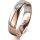Ring 18 Karat Rotgold/950 Platin 5.0 mm poliert
