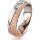 Ring 18 Karat Rotgold/950 Platin 5.5 mm kreismatt
