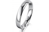 Ring 14 Karat Weissgold 3.5 mm poliert