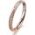 Ring 18 Karat Rotgold/950 Platin 2.5 mm kristallmatt