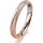 Ring 18 Karat Rotgold/950 Platin 3.0 mm kreismatt
