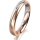 Ring 18 Karat Rotgold/950 Platin 3.5 mm l&auml;ngsmatt