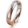 Ring 18 Karat Rotgold/950 Platin 4.0 mm poliert