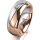 Ring 18 Karat Rotgold/950 Platin 7.0 mm poliert