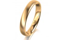 Ring 18 Karat Gelbgold 3.5 mm l&auml;ngsmatt