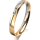 Ring 18 Karat Gelbgold/950 Platin 3.0 mm poliert 1 Brillant G vs 0,025ct