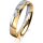 Ring 18 Karat Gelbgold/950 Platin 4.0 mm poliert 1 Brillant G vs 0,050ct