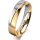 Ring 18 Karat Gelbgold/950 Platin 4.5 mm poliert