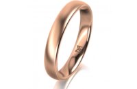 Ring 18 Karat Rotgold 3.5 mm l&auml;ngsmatt