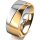 Ring 18 Karat Gelbgold/950 Platin 8.0 mm poliert