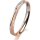 Ring 18 Karat Rotgold/950 Platin 2.5 mm kreismatt
