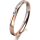 Ring 18 Karat Rotgold/950 Platin 2.5 mm poliert 1 Brillant G vs 0,025ct