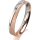 Ring 18 Karat Rotgold/950 Platin 3.5 mm kreismatt