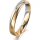 Ring 18 Karat Gelb-/Weissgold 3.5 mm längsmatt