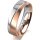 Ring 18 Karat Rotgold/950 Platin 5.5 mm l&auml;ngsmatt