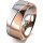 Ring 18 Karat Rotgold/950 Platin 8.0 mm poliert