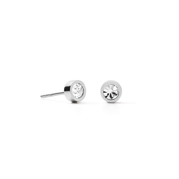 Coeur De Lion Ohrschmuck Edelstahl silber kristall